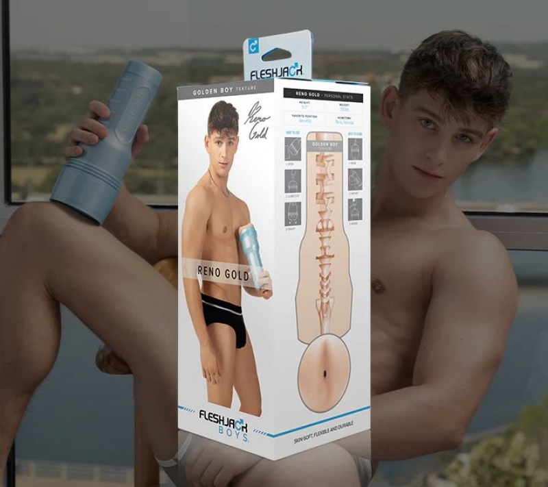 Fleshlight Reno Gold Male Pornstar Replicas | EGYPT 1857OAJDS